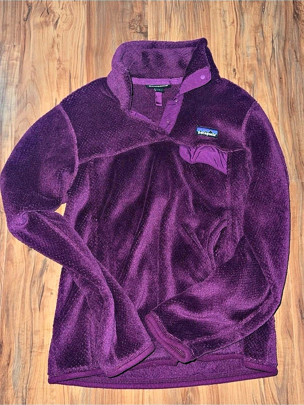 Patagonia Lightweight Synchilla Snap-T Pullover Purple Fleece Pullover